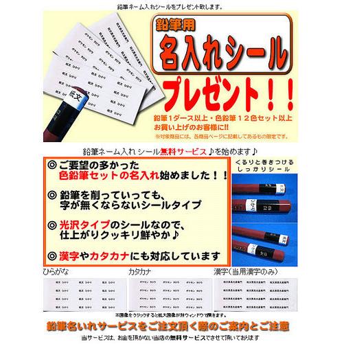 色鉛筆も名入れOK】ドラえもん[Doraemon]鉛筆2B＋色鉛筆12色7点文具