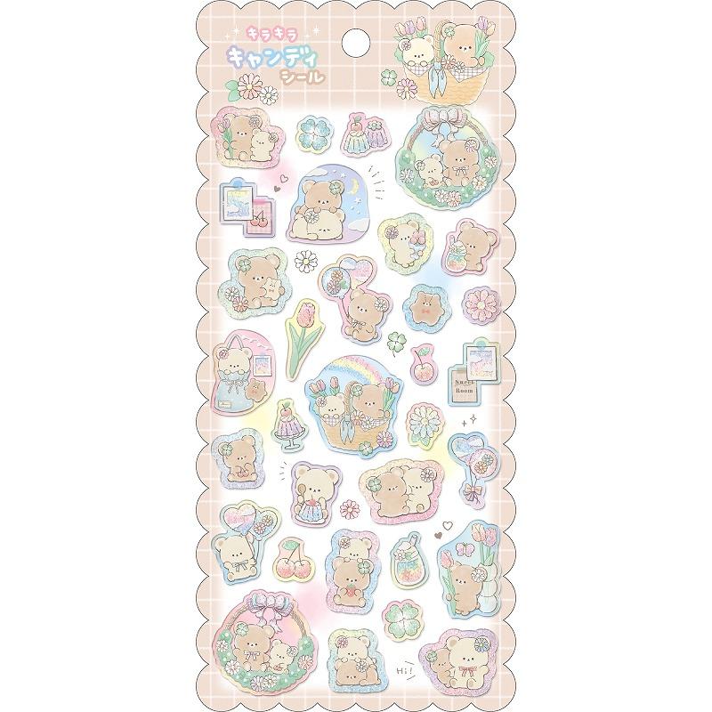 CRUX（クラックス） フラワーベアーズSTICKER COLLECTIONキラキラ