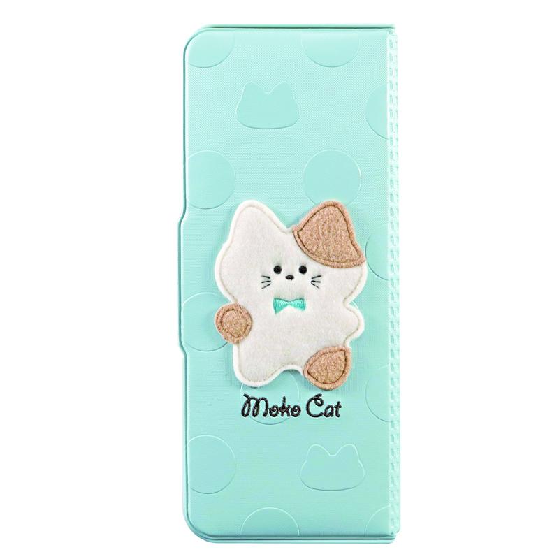 クツワ（KUTSUWA） フワモコアニマルズ ミント（ねこ）（クツワ）刺繍