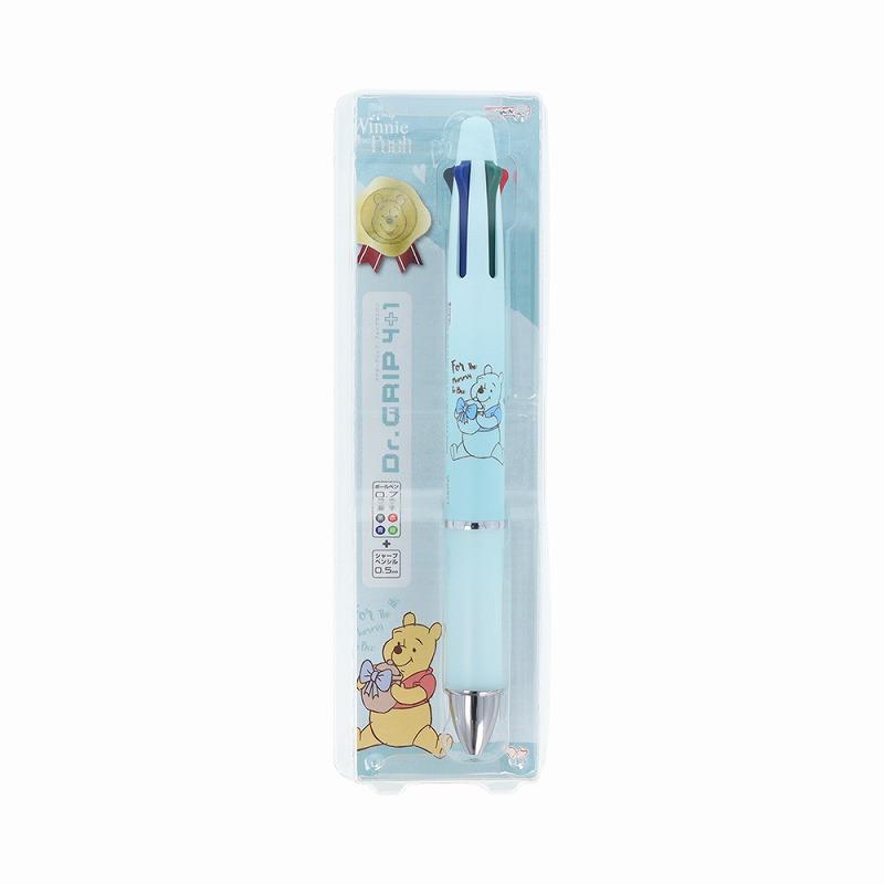 6本　ディズニー　プーさん　 ドクターグリップ4＋1 4色ボールペン0.7 サンスター文具 くまのプーさん[DisneyWinniethePooh]ドクターグリップ