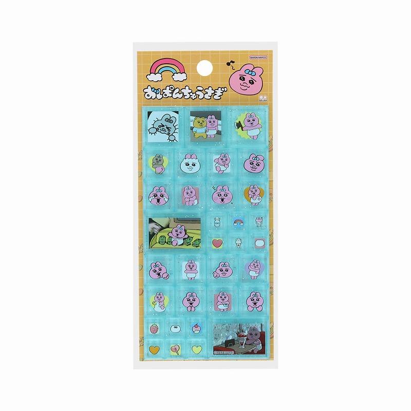 新品　シールまとめ売り　うるちゅる　タイル　おはじき　サンリオ　おぱんちゅうさぎ おぱんちゅうさぎ、んぽちゃむのうるちゅるポップシールは明日再販予定