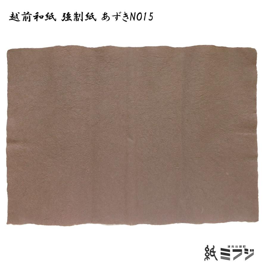 和紙 越前和紙 強制紙 手漉き 赤茶系|kami-mifuji|11