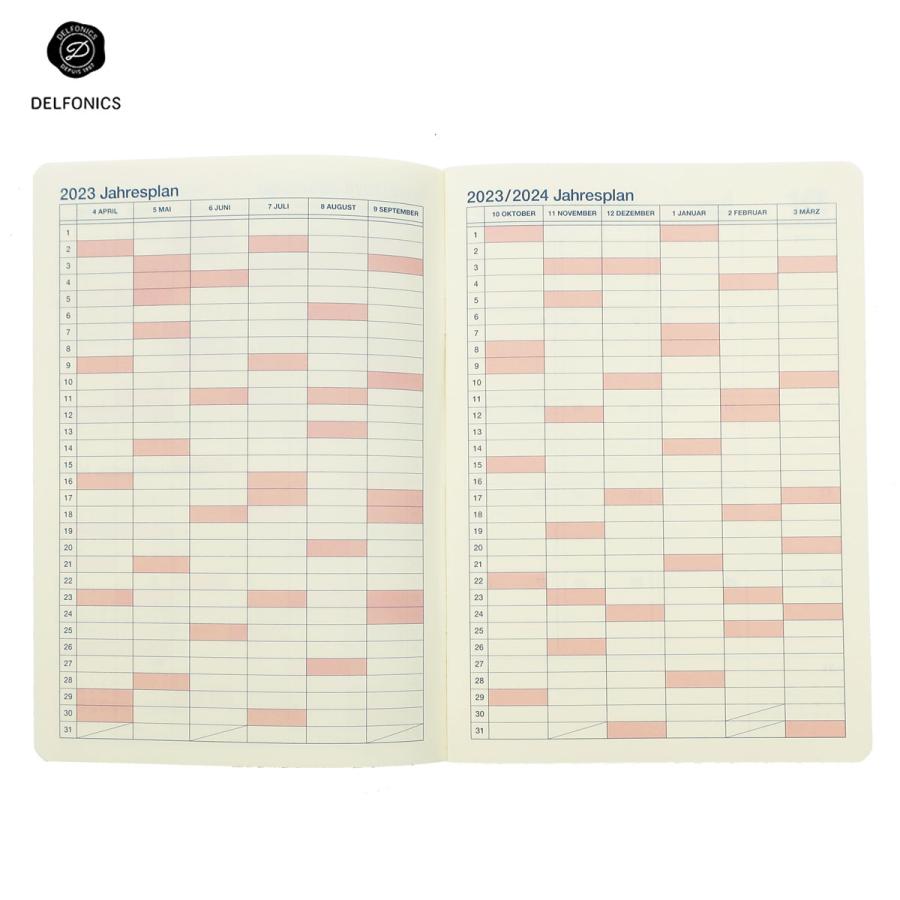 ロルバーン　Rollbahn  XLノート1冊+ダイアリー（2023）3冊セット ロルバーン Rollbahn XLノート1冊+ダイアリー（2023）3冊セット