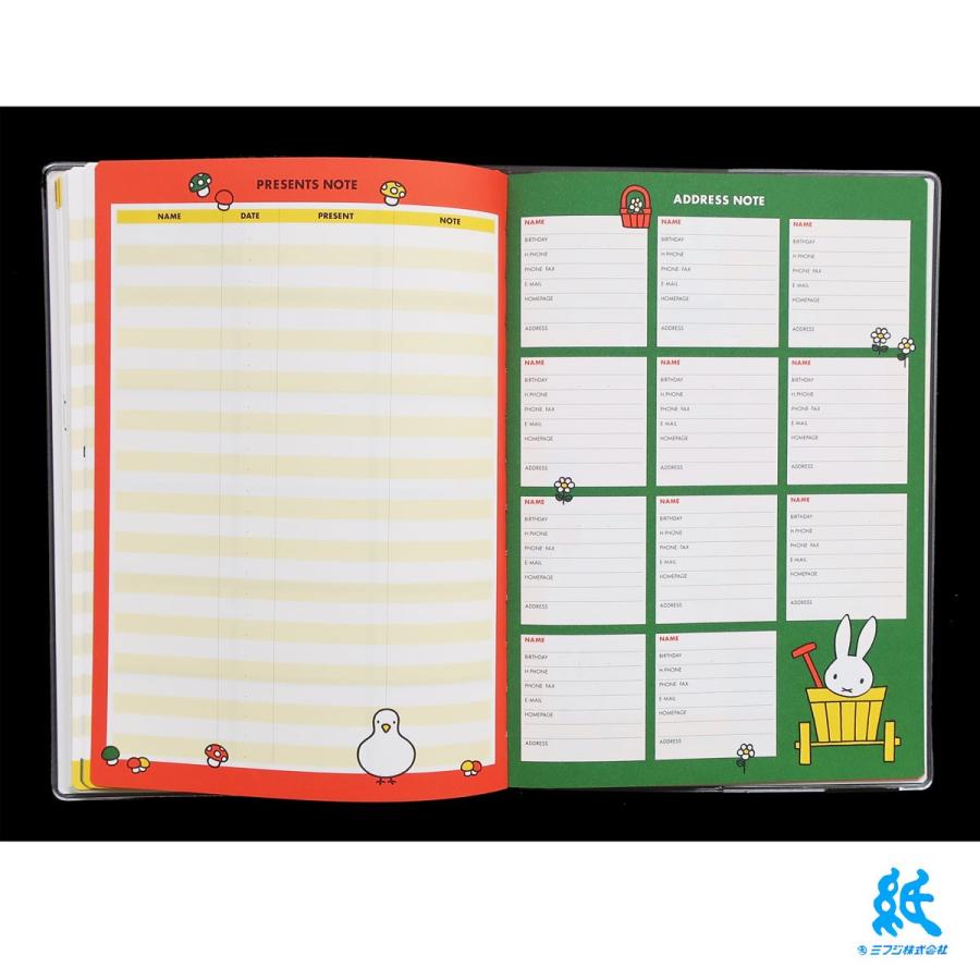 Square スクエア Miffy ミッフィー ダイアリー手帳 A5マンスリー 2020