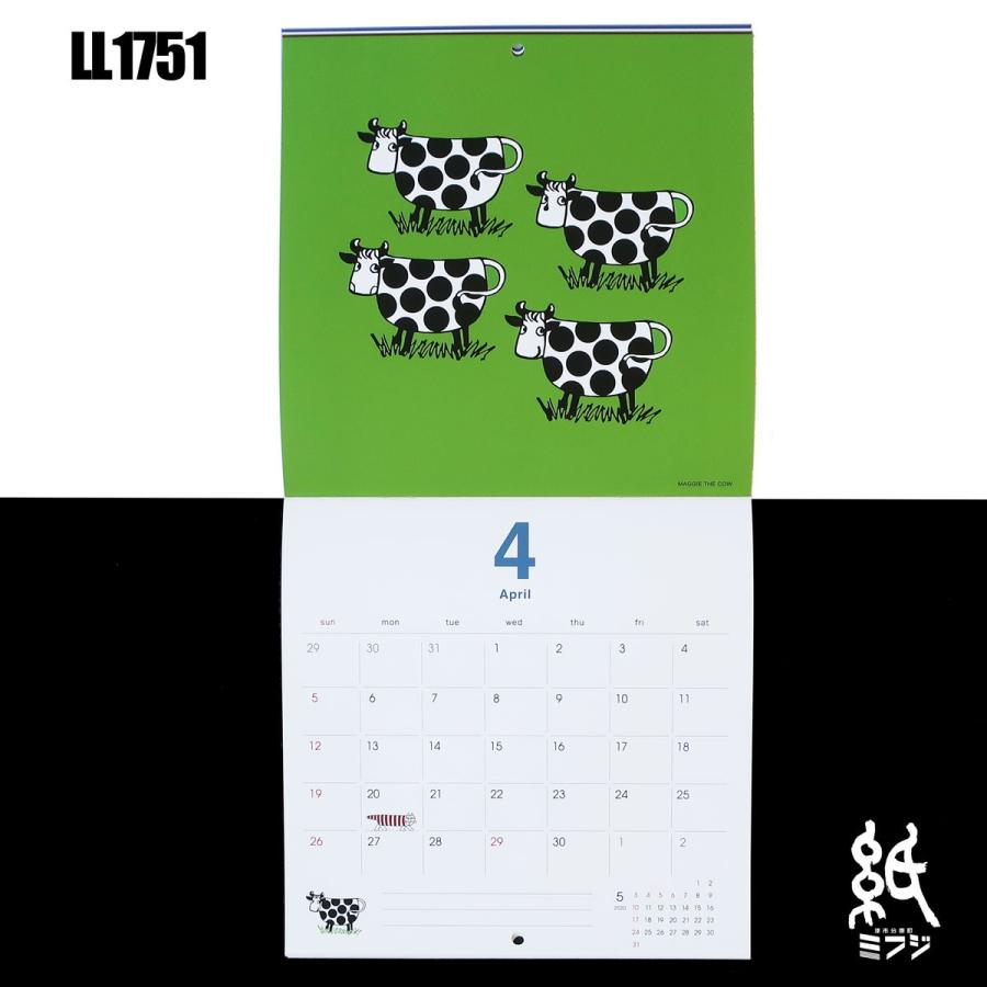 Lisa Larson（リサラーソン） 壁掛けカレンダー 2020年版 BABY NUMBER