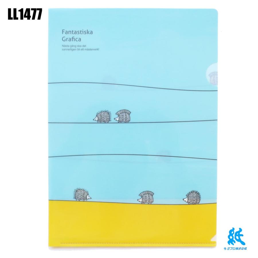 LiSA CD5枚 クリアファイル ポーチ Lisa Larson（リサラーソン） A4 クリアホルダー クリアファイル 全5色