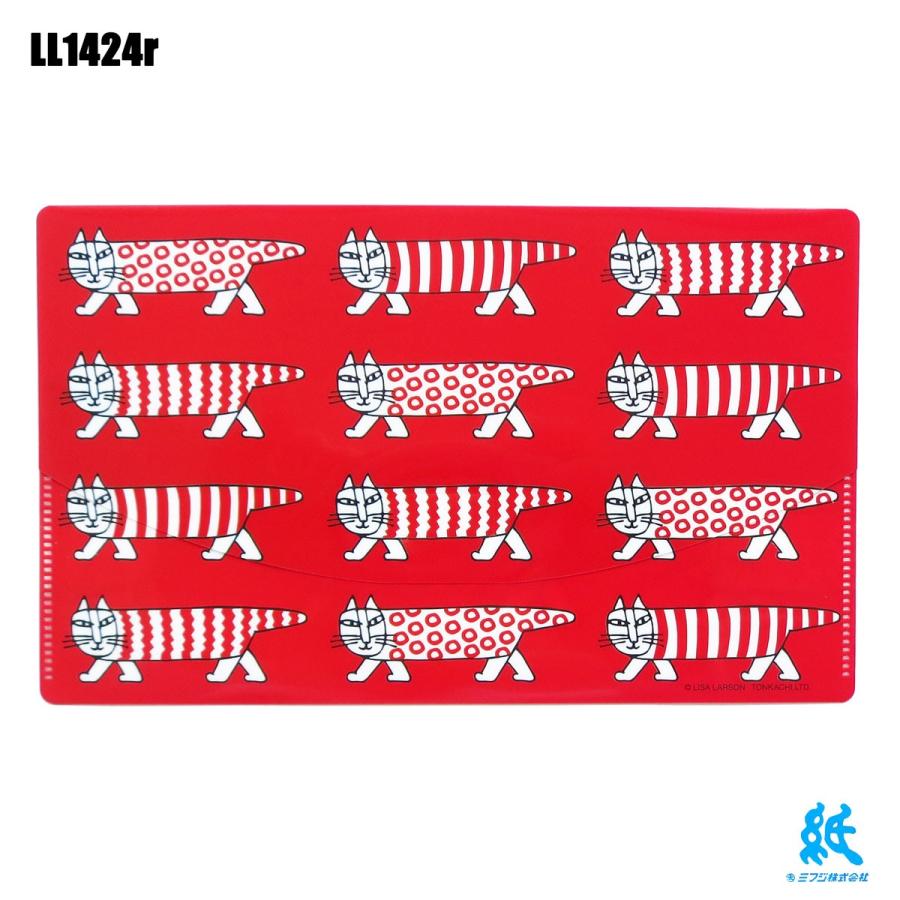 Lisa Larson（リサラーソン） チケットファイル 全10色 : 紙・文具の