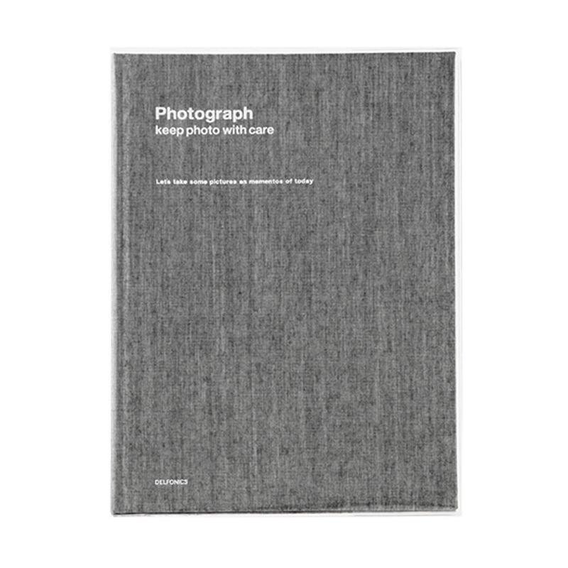 クリスマスプライス DELFONICS フォトアルバム グレー 、麻2冊セット DELFONICS（デルフォニックス） DELFONICS PDフォトアルバム