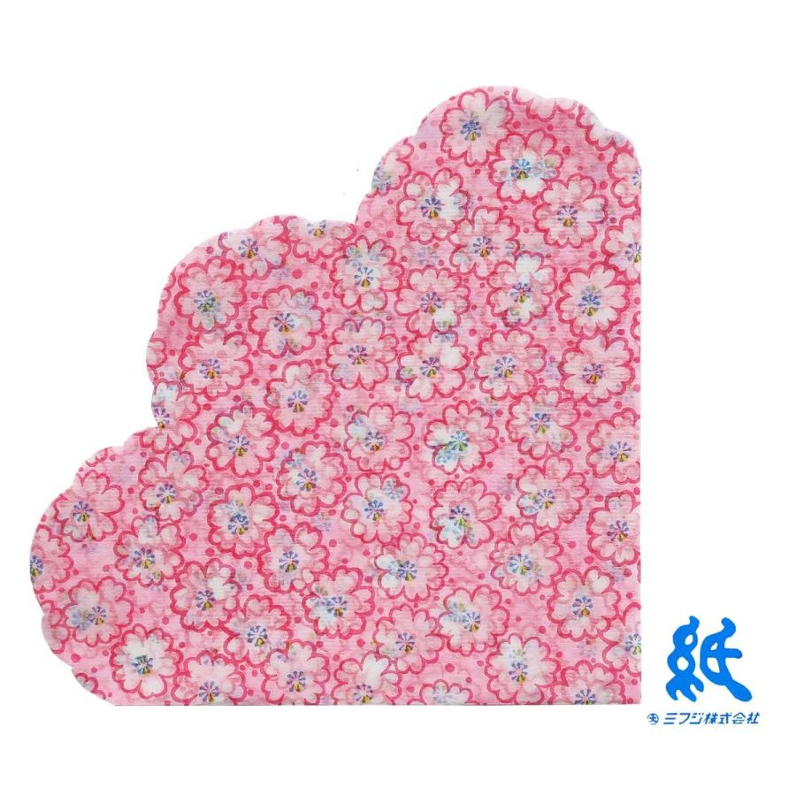サクラナプキン 花型 20枚入り ピンク : 紙・文具の専門店ミフジ Yahoo