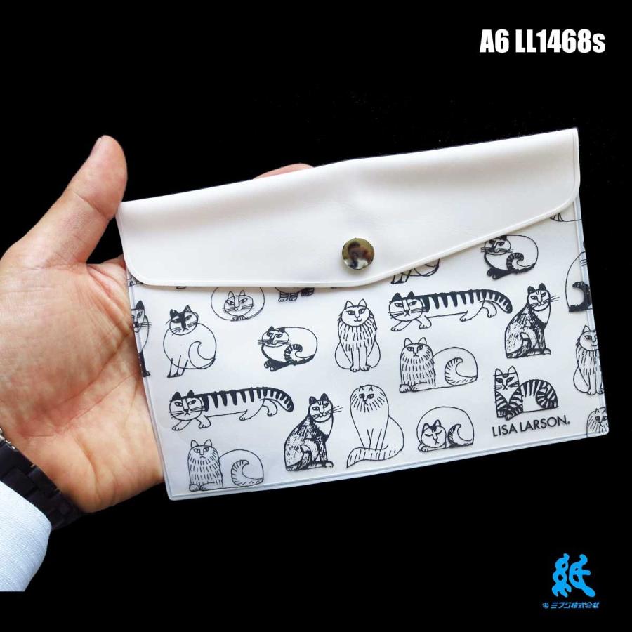 Lisa Larson（リサラーソン） A6 ビニールフラットケース LL146 全4色