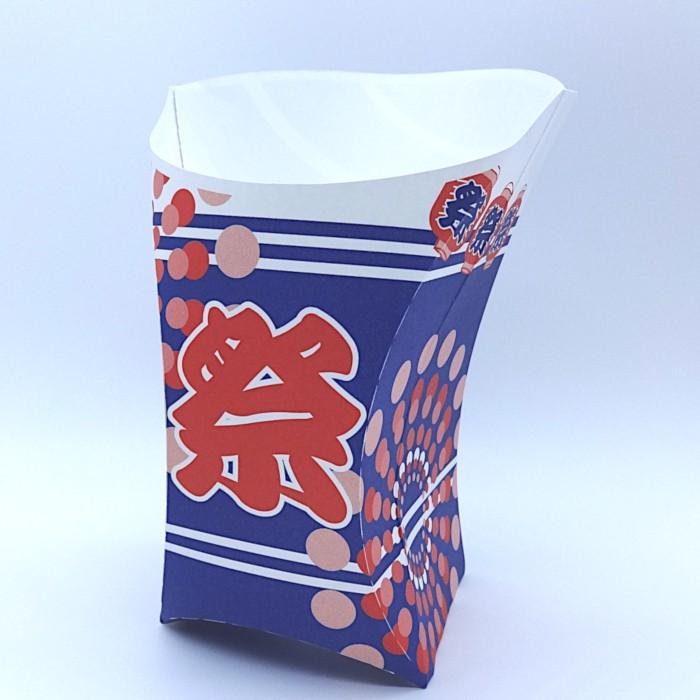 B5-3) リバティーＭ 祭 50枚 フライドポテト・からあげテイクアウト用紙容器
