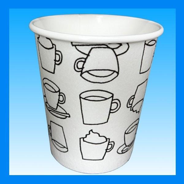 箱:D2-3)発泡耐熱紙コップ「カフェモダンN」 8オンス 250ml 2色アソート(白/黒) 計1000個 ケースまとめ買い|kami-plaza|02
