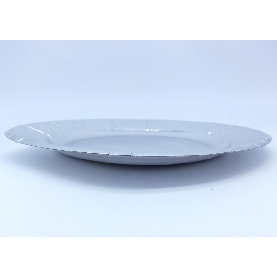 箱 紙皿シルバー8号 10枚 おしゃれな銀色の使い捨て紙皿 業務用ケースまとめ買い Sl08 10 容器のことなら紙プラザ 通販 Yahoo ショッピング