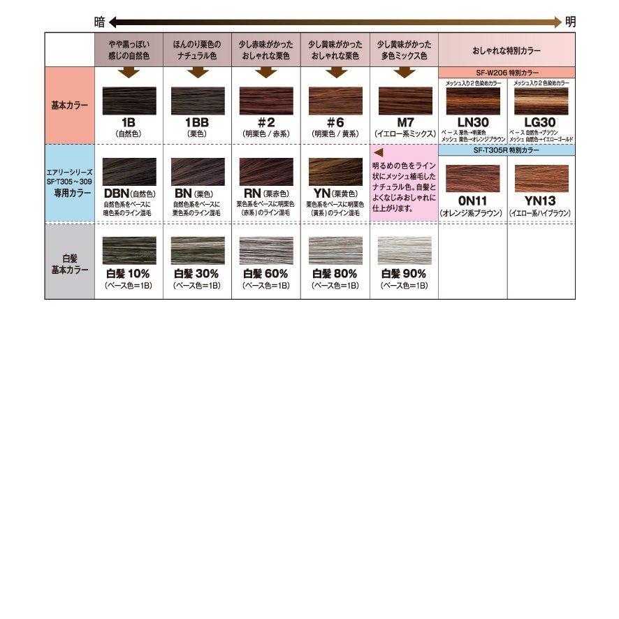 レオンカ 部分 ウイッグ ハイパック SF-W206 : 髪美人 - 通販 - Yahoo