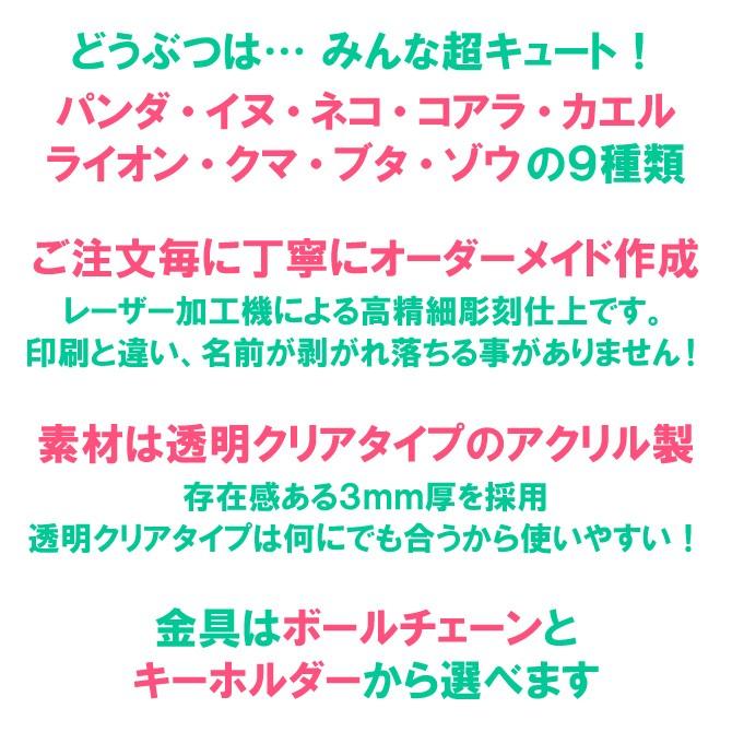 ネームキーホルダー 名札 かわいい 動物園 パンダ コアラ ライオン ゾウ 子供会 サークル 部活 チーム 名入れ 彫刻 ネコポス 送料無料 Strp 402 紙ぼうず ヤフー店 通販 Yahoo ショッピング