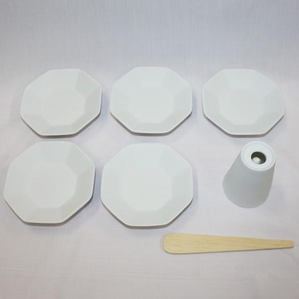 hhkk 8種類 盛り塩16個 八角皿ノーマル16枚 hhkk 8種類 盛り塩16個