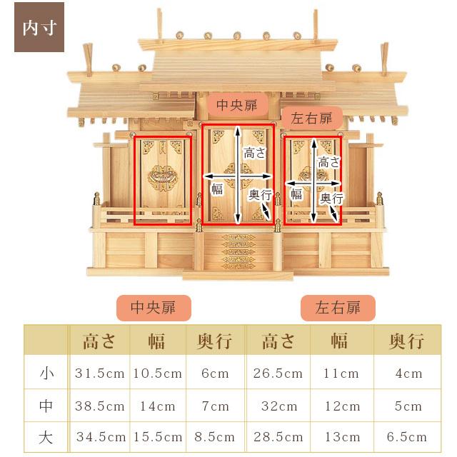 最大 Offクーポン 神棚 モダン 三社造り 屋根違い三社 小 中 大 ひのき シンプル おしゃれ 壁掛け お札 御札 三社神棚 Materialworldblog Com