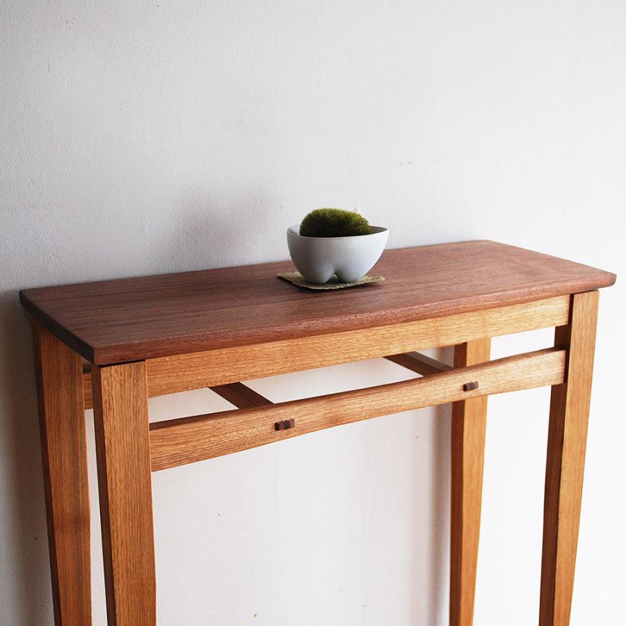 コンソールテーブル（フォー）スリムでおしゃれ シンプルモダン 玄関