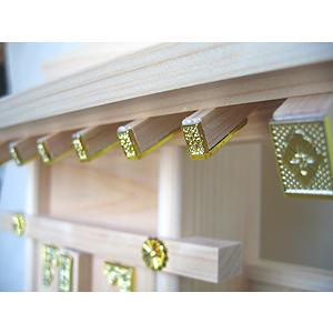 神棚の里 神棚 一社 中神明 シンプル 東濃桧 東濃ひのき : 神棚神具の