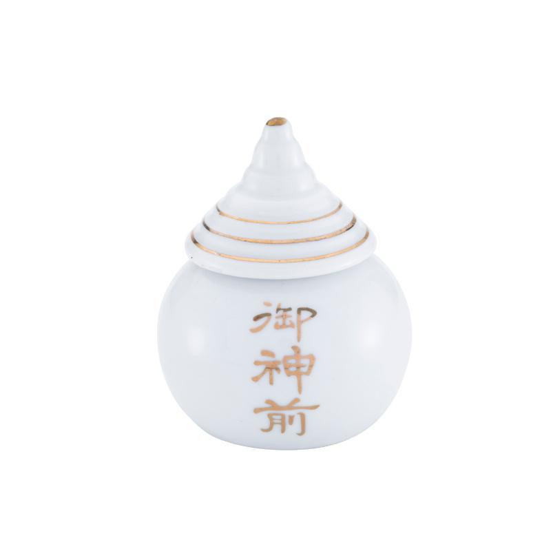 お歳暮 神棚 神具 水玉 1.8寸 水 水入れ 1本 陶器 神棚の里 水玉 1.8寸