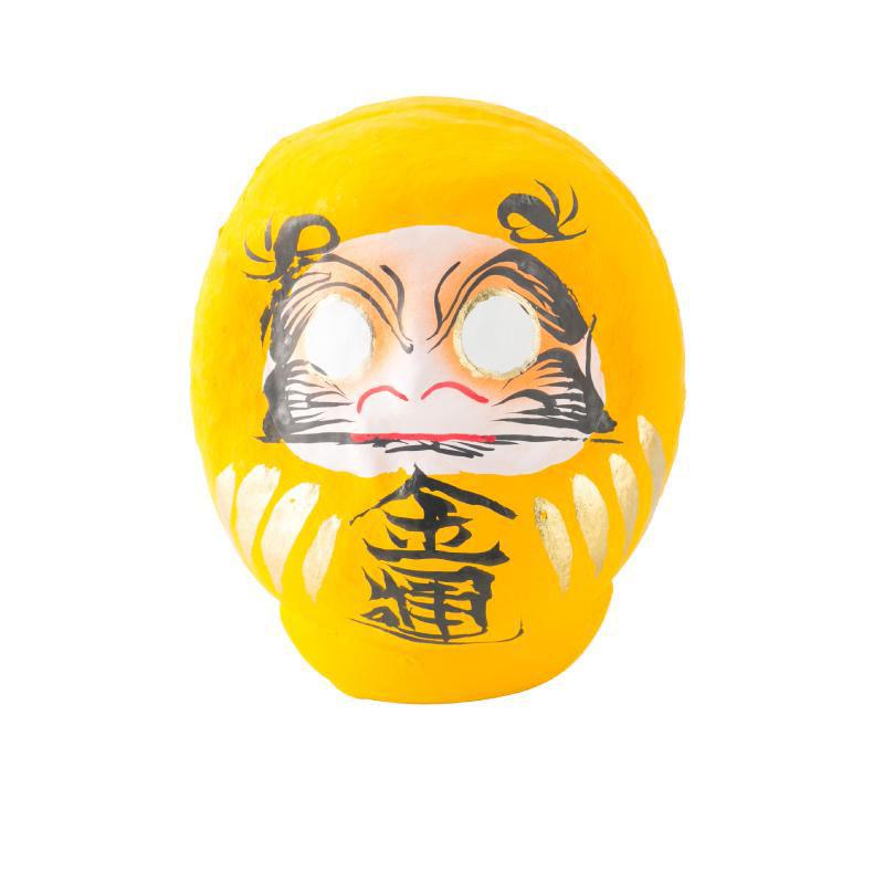 神棚の里 高崎だるま ミニサイズ 願いダルマ 黄 金運 福だるま 縁起