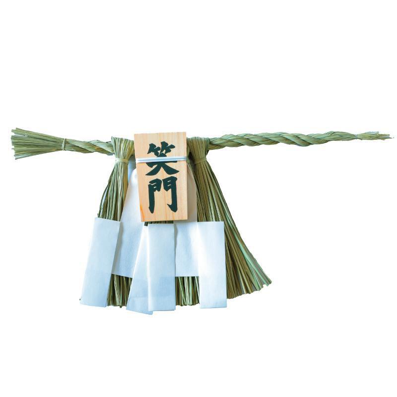 しめかざり 伊勢のしめ飾り 特小 笑門 手作り 伊勢 玄関 木札 厄除け 魔除け Rsl 神棚神具の専門店 神棚の里 通販 Yahoo ショッピング