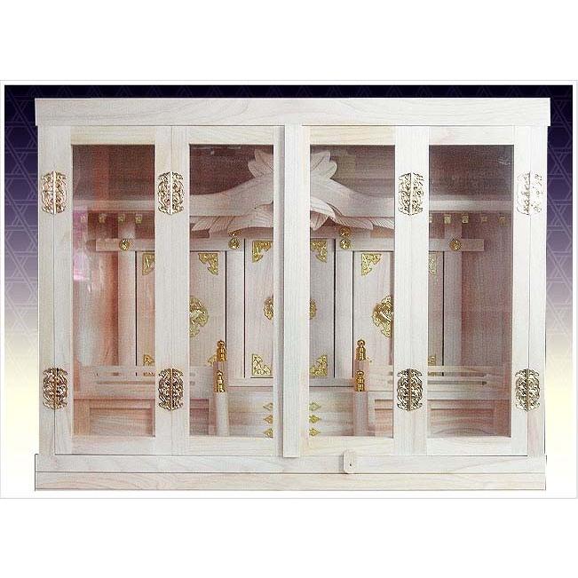 神棚 神棚セット 箱宮 20号 神具セット 東濃桧 東濃ひのき 神棚の里_3