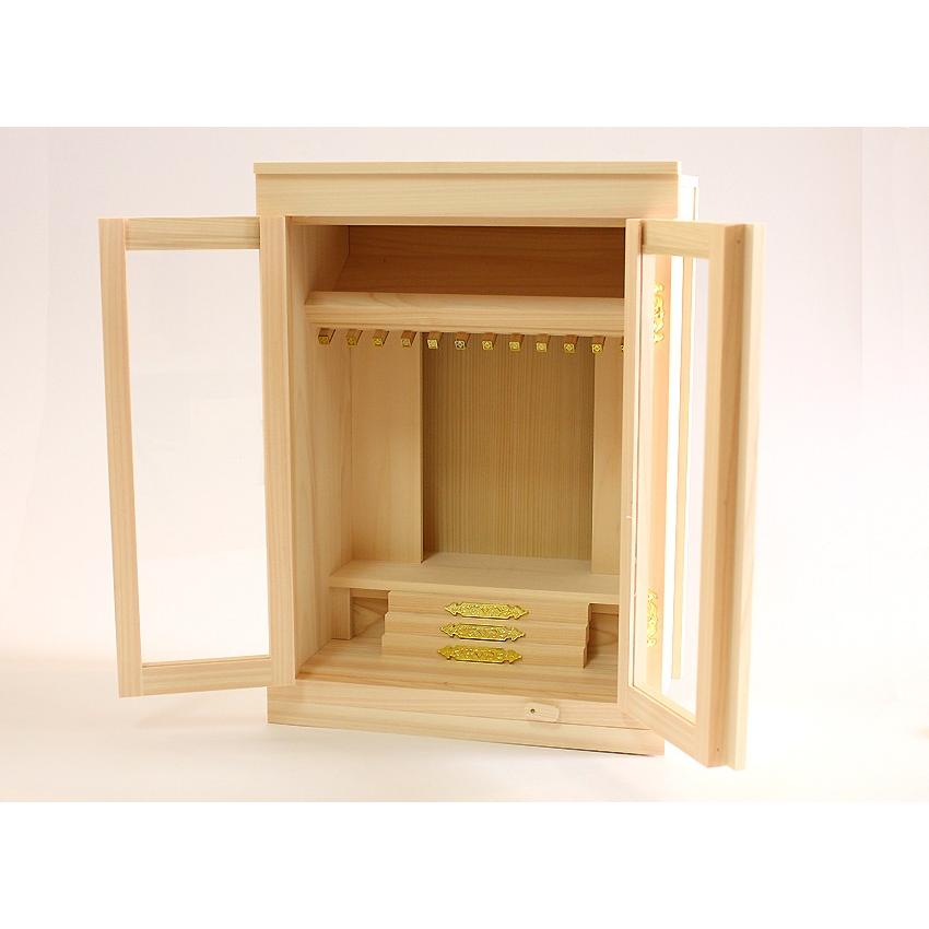 神棚の里 神棚 神棚セット 箱宮 10号 神具セット 東濃桧 東濃ひのき