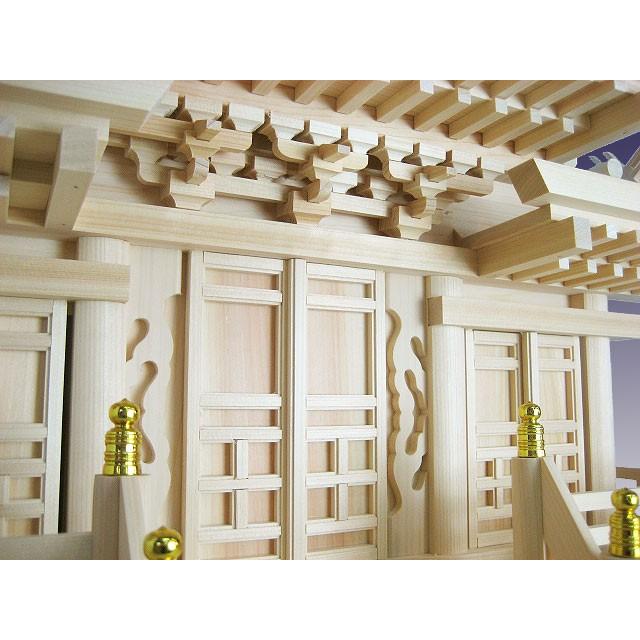 即購入可★ 神棚 セット マス組付き 唐戸三社 神棚セット 東濃桧 東濃ひのき 神具付き 神棚の里 【4272366376】(22363円)