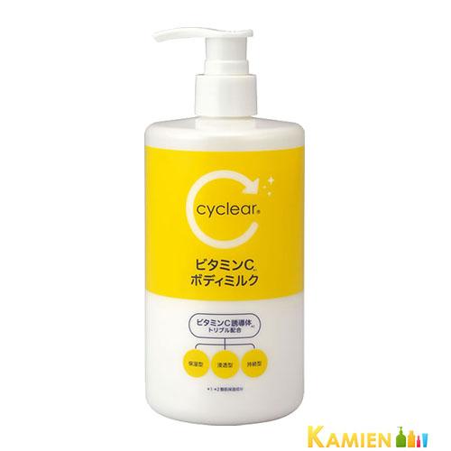 熊野油脂 サイクリア ビタミンC ボディミルク 400ml【ドラッグストア