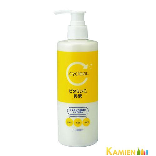 熊野油脂 サイクリア ビタミンC 乳液 300ml【ドラッグストア】【宅急便