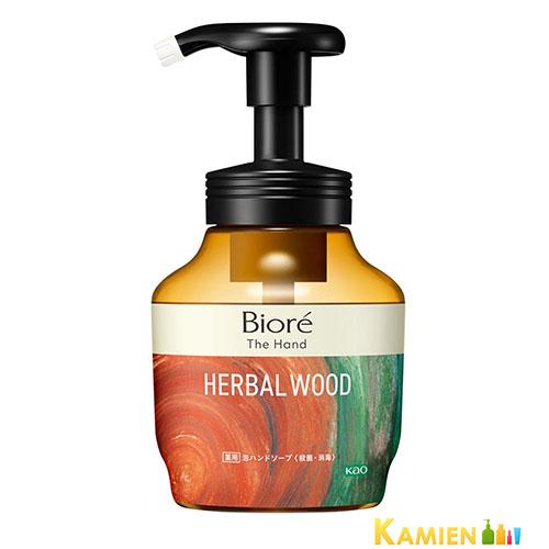 Biore 花王 ビオレ ザハンド 泡ハンドソープ ハーバルウッドの香り