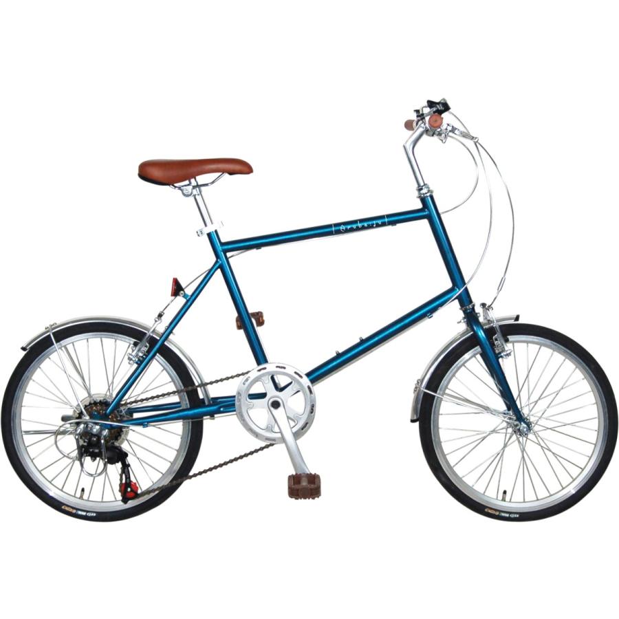 ミニベロ カゴ付き ２色あります アルバージュ コンパクト車インチ ブルー ブラウン ホワイト6段変速スチールフレーム St 001 カミフル サイクルステーション 通販 Yahoo ショッピング