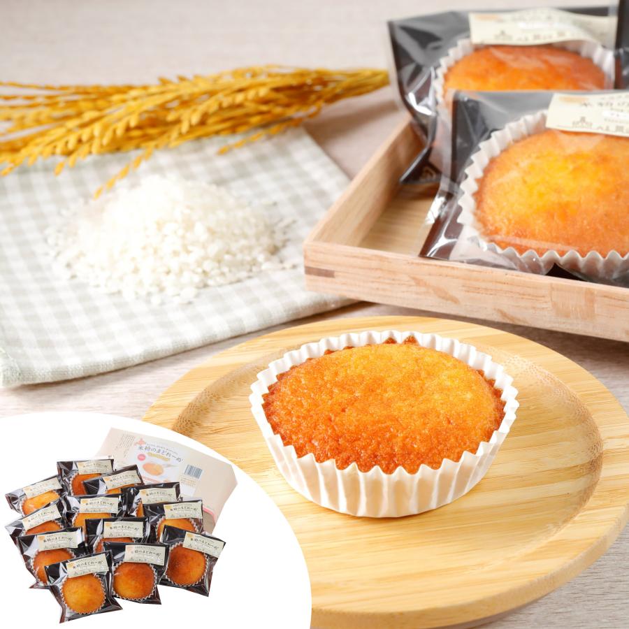 米粉 プレーン味 マドレーヌ スイーツ 12個 お菓子 焼き菓子 グルテンフリー 北海道 直送 簡易包装 マドマドレ | ブランド登録なし