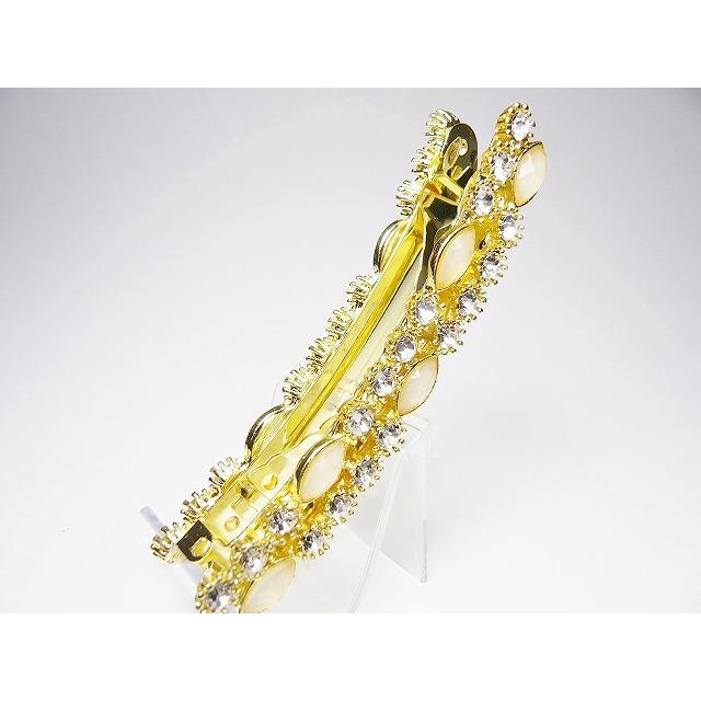2WAY 新アイテム スワロフスキー バナナクリップ&バレッタ 110527 金属