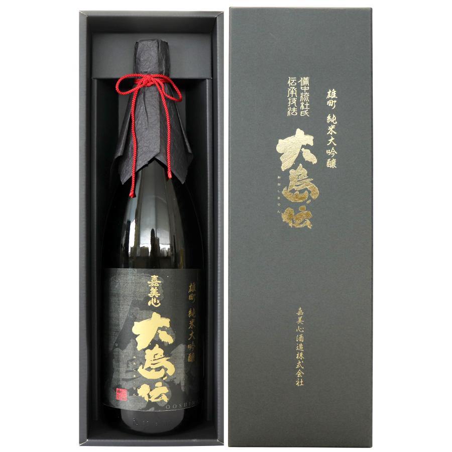 雄町純米大吟醸 大島伝 1800ml : 嘉美心酒造株式会社 - 通販 - Yahoo