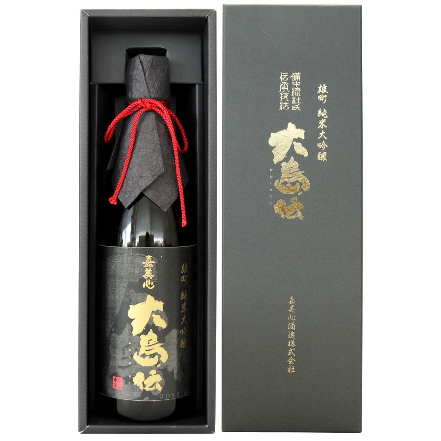 雄町純米大吟醸 大島伝 720ml : 嘉美心酒造株式会社 - 通販 - Yahoo