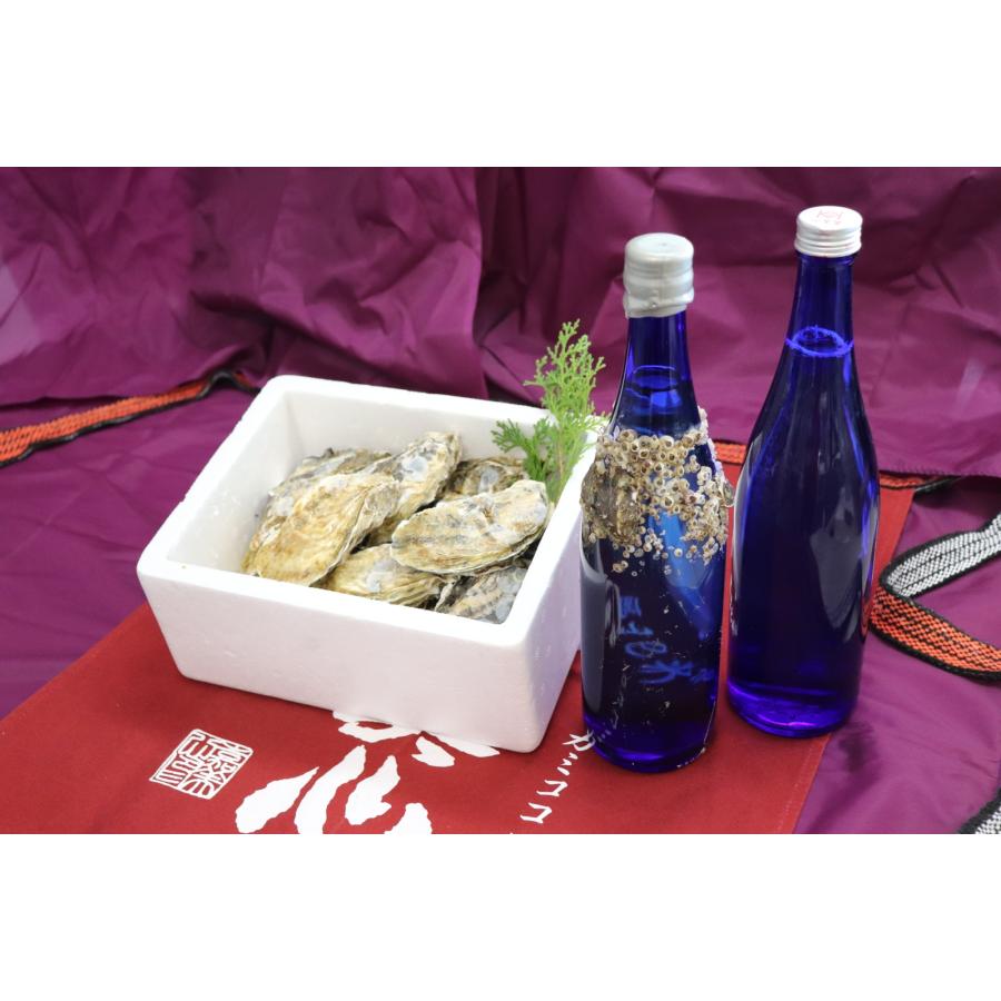 2026年1月発送）牡蠣と共に育つ酒2025 【海中熟成酒720ml1本 陸上貯蔵