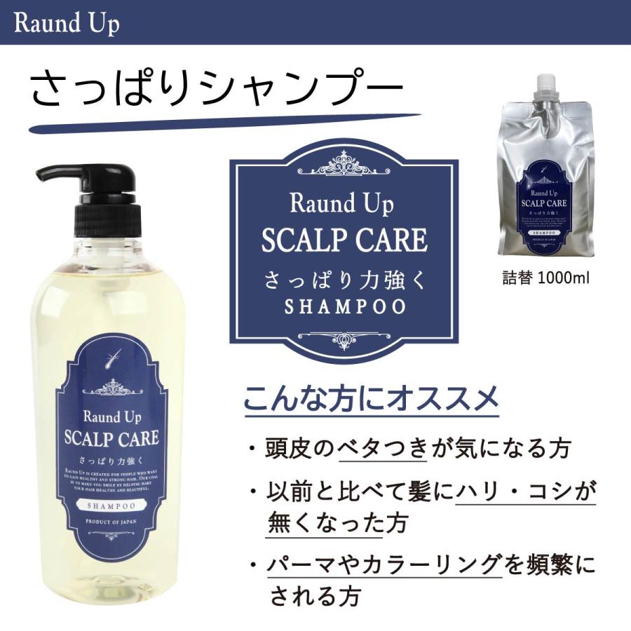 Raund Up（ラウンドアップ） さっぱりシャンプー 本体 800ml 美容室