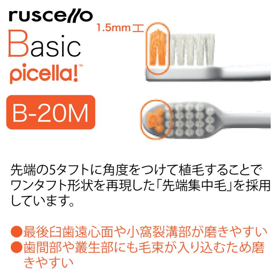 ルシェロ（ジーシー） ジーシー ルシェロ 歯ブラシ B-20M Picella! 1