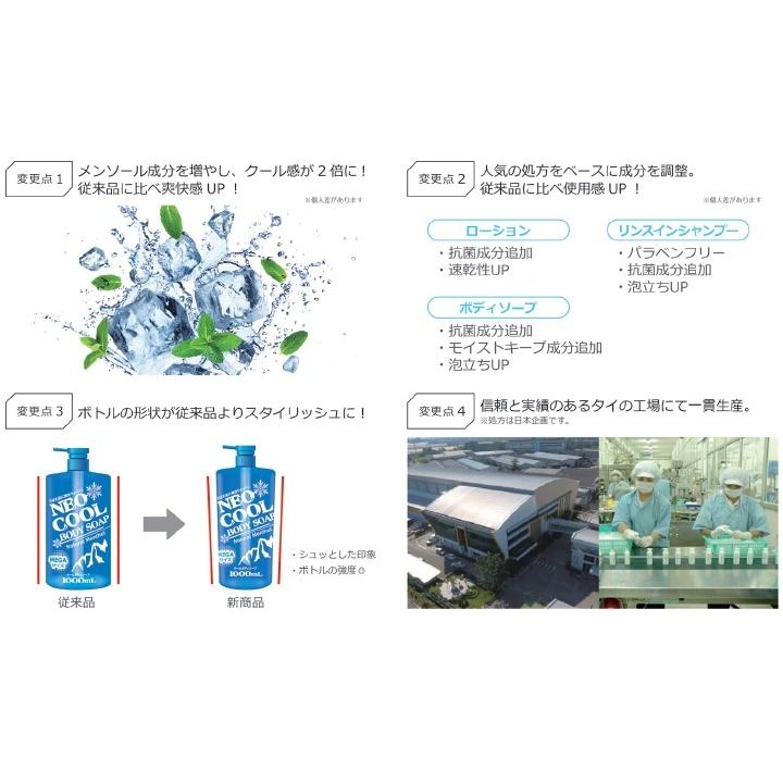NEOクール ネオクール リンスインシャンプー 1000ml 大容量 NEOクール ネオクール リンスインシャンプー 1000ml 大容量