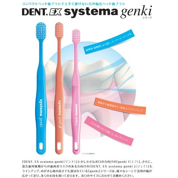 システマ ライオン DENT.EX systema genki f ゲンキ 歯ブラシ 1本