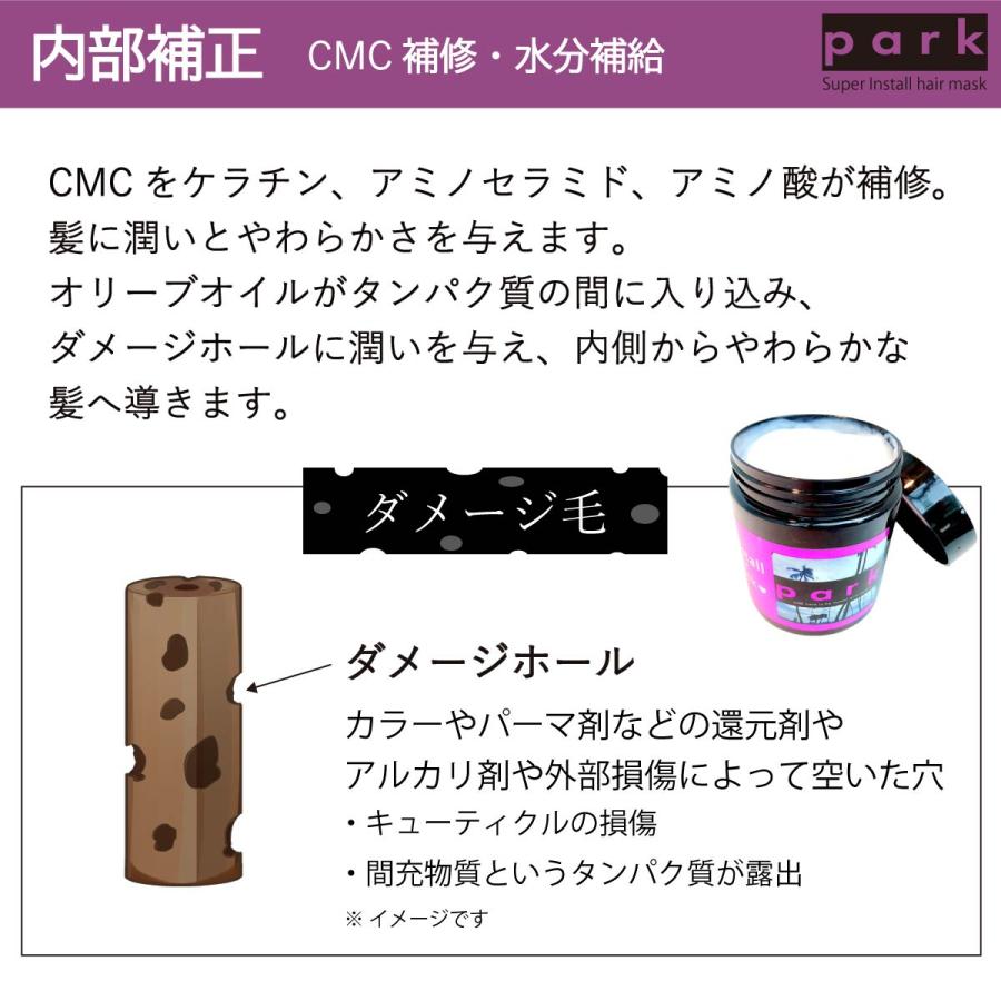 park パーク スーパーインストールヘアマスク 500g ヘアトリートメント