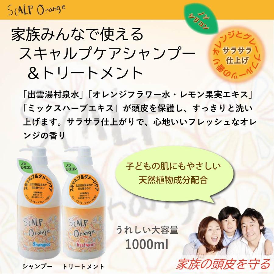 フェルミナ スキャルプオレンジ シャンプー 1000ml ＆ トリートメント