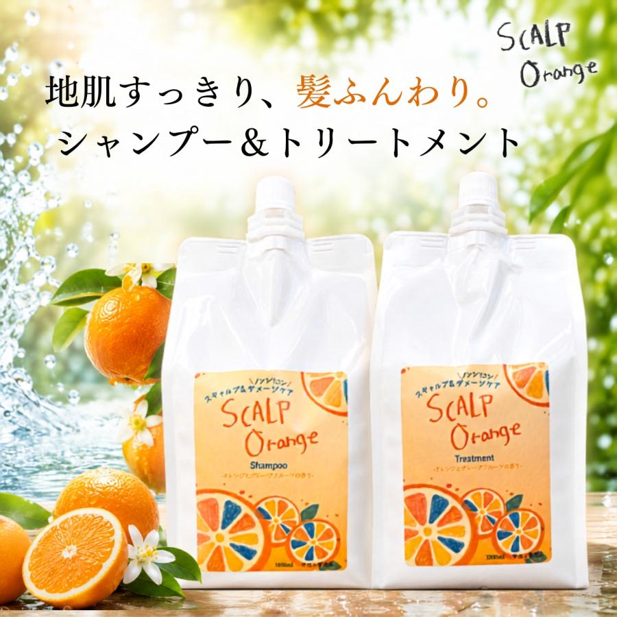 フェルミナ スキャルプオレンジ シャンプー 1000ml ＆ トリートメント