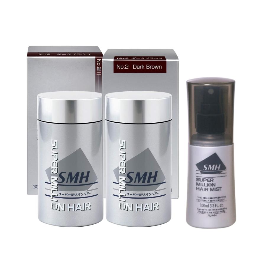 スーパーミリオンヘアー ルアン ダークブラウン 30g x2個+スーパー