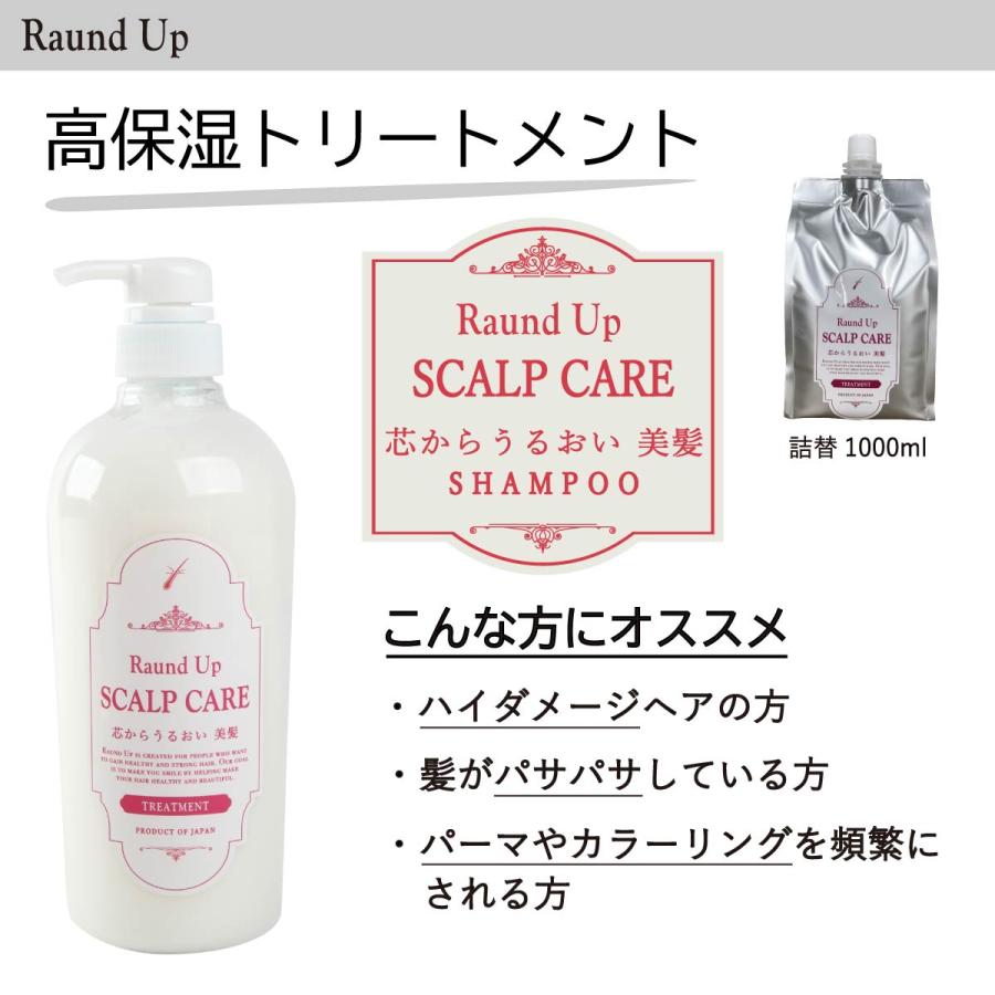 Raund Up ラウンドアップ 高保湿トリートメント 本体 800g 美容