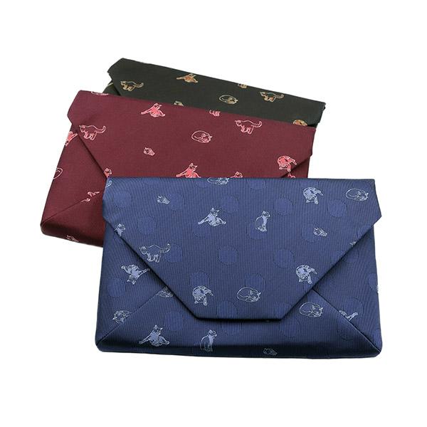 Atrelier Kyoto Nishijin ANE-0301-02 和風クラッチ「葡萄色(えびいろ)」西陣織 メーカー取寄品 |  | 07