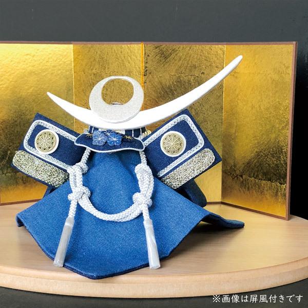 営業日13時までのご注文で当日発送] 夢み屋 ao-001 蒼の国「兜飾り＆金