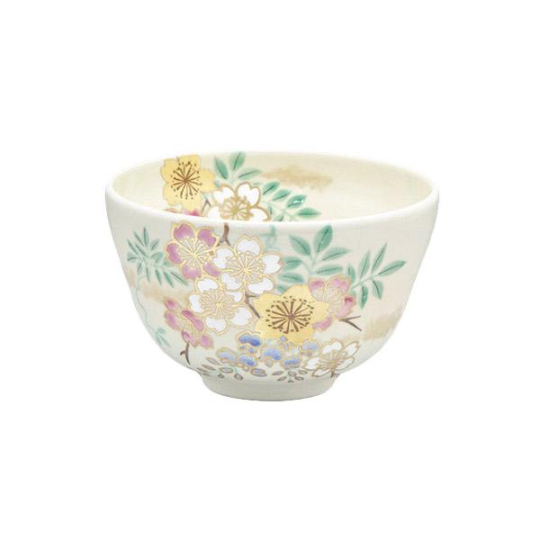 熊谷聡商店 抹茶碗 TZF613「藤桜(ふじざくら)」京焼くまがい メーカー